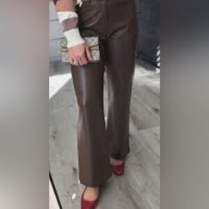 Leyden faux leather pants NWT